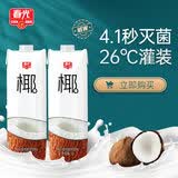 春光食品 春光椰汁 海南特产生榨椰子汁植物蛋白饮料 春光椰汁1L*2