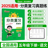 阳光同学 2024春单元分类复习语文人教版部编五年级下册 小学同步归类复习真题检测字词句专项知识点训练题