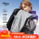 迪士尼（DISNEY）童装儿童男童加绒运动长裤宝宝时尚帅气裤子24冬DB331ME04灰100