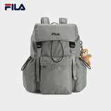 FILA 斐乐官方情侣款背包2025夏季新款时尚休闲双肩包书包电脑包 藻灰绿-KK XS