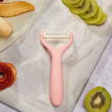 qut库特奈瓷刀削皮刀刨皮刀软皮刀纳米刀瓷刀升级陶瓷刀 库特奈瓷削皮刀（锯齿刀口）-白刀粉柄