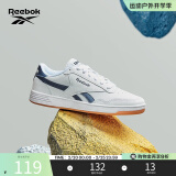 Reebok锐步官方夏男女TECHQUE T经典舒适复古运动休闲小白鞋板鞋 CN3196-藏青色 35