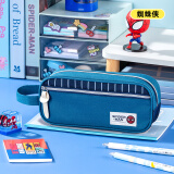 迪士尼（Disney）小学生笔袋 大容量收纳袋/铅笔袋/文具盒 儿童男孩初中生学习用品文具袋 蜘蛛侠A83224-A1
