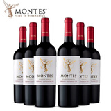 蒙特斯蒙特斯天使赤霞珠干红葡萄酒智利原瓶进口红酒750ml*6支整箱装