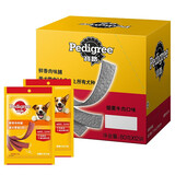 宝路狗零食肉条鲜香肉味脯狗狗洁齿零食通用犬柯基泰迪田园犬 肉味脯烟熏牛肉味80g*24包