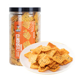 无名小卒豆香锅巴牛排味260g罐装办公室休闲零食 