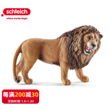 思乐（Schleich S）仿真动物模型 老虎狮子狼豹白虎猞猁小动物儿童玩具摆件新年礼物 咆哮的狮子14726