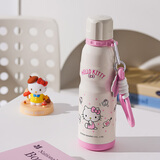 杯具熊（BEDDYBEAR） 运动水杯男女士保温杯礼物保冷大容量上学用水杯便携杯子 点点HelloKitty-运动杯-600ml