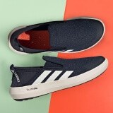 阿迪达斯 （adidas）男鞋2025夏季新款低帮休闲鞋帆布鞋一脚蹬懒人鞋HP8646 JI3503/蓝色新款 44