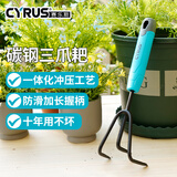 赛乐斯（Cyrus）赶海工具铲子种花工具铁铲户外挖野菜种植栽花家用园艺工具小耙子