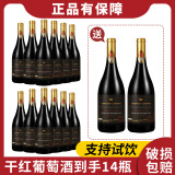 轩唐罗曼迪半甜红葡萄酒智利进口干红葡萄酒红酒整箱正品送礼送酒具 【无酒具，14瓶干红】