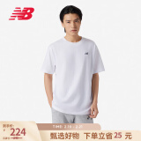 NEW BALANCE NB 官方短袖T恤男款运动休闲百搭纯色打底圆领上衣 WT MT41509 L