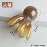 谭木匠八爪章鱼按摩梳白水牛角梳头部经络梳头皮养生头疗 1个装头部按摩神器