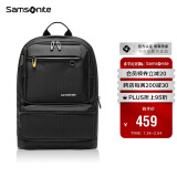 新秀丽（Samsonite）电脑包双肩包商务背包笔记本包休闲都市36B*09003黑色14英寸