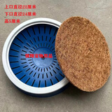 鸽子蛋盆巢窝赛鸽繁殖窝鸽子塑料蛋盆草窝鸽子孵化窝 （5个）优质塑料蛋盆+棕垫