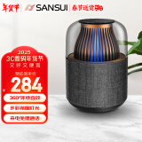 山水（SANSUI）蓝牙音响无线便携式 家用桌面多媒体小型迷你低音炮 笔记本电脑小音箱 车载喇叭360度立体声 F4