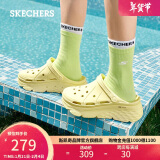 斯凯奇（Skechers）女鞋夏泡泡鞋软弹厚底增高外穿洞洞鞋凉拖鞋111127