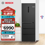 博世（BOSCH）406L多门四开门风冷无霜M6冰箱 超薄机身家用变频电冰箱 一级能效 智能互联 KMF40A97TI 魔术变温空间