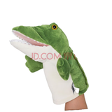 Justbecause毛绒玩具恐龙动物手偶娃娃嘴巴能动早教演讲道具不掉毛新年礼物 鳄鱼手偶 高度：约28厘米