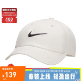 耐克NIKE春运动配饰男女太阳帽棒球帽CLUB CAP帽子FB5369-072白M/L