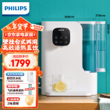 飞利浦（PHILIPS）加热台式壁挂两用净水器 双TDS显示即热饮水机家用净饮机反渗透ADD5840