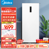 美的（Midea）176升风冷无霜家用立式冰柜母乳冷藏柜全冷冻柜-30℃冷柜冰箱BD/BC-176WEM以旧换新