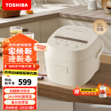 东芝（TOSHIBA）【限时补贴】 健康酵活三维全域加热电饭煲2-3人 3L智能米量判定进口备长炭电饭煲RC-10DHUC(WY)