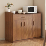 立太（LEADTEK）实木色餐边柜一体靠墙柜子储物柜茶水柜客厅收纳柜边柜厨房置物柜 【15mm欧松板】103cm郁金檀木色