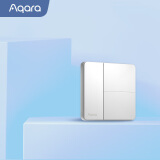 Aqara智能开关 遥控开关 已接入HomeKit 卡农双键 初雪白