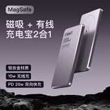 超级马3C认证【可上飞机丨薄至0.65cm】MagSafe磁吸充电宝无线快充大容量移动电源适配苹果Apple外接电池 【0.65cm超薄款】5000毫安-薰衣紫 【全国当日/次日达】3C认证