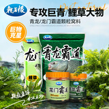 龙王恨鱼饵青龙霸道鲤鱼草鱼青鱼打窝料巨青大物挂钩皮筋颗粒饵料窝料 龙门霸道(颗粒+窝料)共1110g