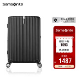 新秀丽（Samsonite）行李箱20英寸拉杆箱时尚密码登机箱竖条纹旅行箱包黑色GU9*09001