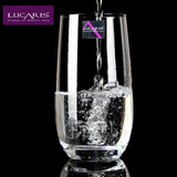 lucaris进口无铅水晶杯家用玻璃水杯果汁杯洋酒杯威士忌杯啤酒杯饮料牛奶杯子 高款水杯460ml
