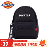 dickies双肩包 字母印花装饰带双肩包 休闲mini小包 双肩包 9687 黑色