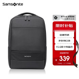 新秀丽（Samsonite）商务通勤双肩包电脑包15.6英寸男士背包书包简约大容量TX6*001