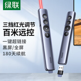 绿联 红光翻页笔 激光笔PPT多媒体课件教学投影笔 教师演讲放映笔 无线演示翻页器电子教鞭 逗猫逗狗笔