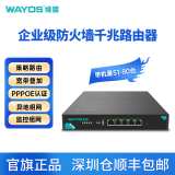 维盟（wayos） 220千兆企业级商用路由器SD-WAN异地监控组网宽带叠加出租屋pppoe智能流控策略路由 【千兆路由器】带机量51-80台