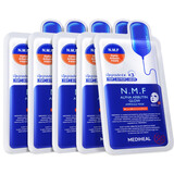 美迪惠尔全新升级 款水润光泽面膜5片补水保湿改善暗沉熬夜肌礼物出游必备