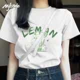 MJ STYLE纯棉短袖t恤女新款2026年夏季潮流oversize舒适显瘦休闲宽松半袖