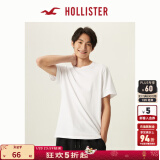 HOLLISTER24夏新款经典小海鸥情侣黑色短袖T恤男装女装KI324-4042 白色 M (180/100A)