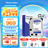 西部数据（WD）台式机硬盘 WD Blue 西数蓝盘 6TB 5400转 256MB SATA 3.5英寸大容量CMR垂直技术DIY电脑机械硬盘