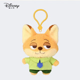 迪士尼（Disney）毛绒玩具玩偶公仔背包钥匙扣生日礼物女 疯狂动物城尼克狐狸挂件