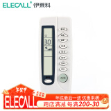 伊莱科（ELECALL）中央空调液晶温控器风机盘管可调温控器控制器控制开关面板 遥控器(可遥控面板)含7号电池*2