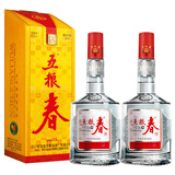 五粮液股份 五粮春 第一代 浓香型白酒 45度 500mL*2 双瓶装 送礼宴饮
