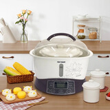天际隔水炖锅 2.2L/3.2L/4L升电炖锅 家用陶瓷大容量电炖盅 煮粥锅煲汤锅 电炖炖锅 燕窝炖盅 隔水炖盅 2.2L 一锅三胆