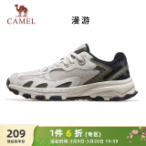 骆驼（CAMEL）漫游户外复古慢跑鞋男休闲运动 K13S09L7015-1 一度灰/深榄绿 43