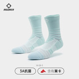 准者篮球袜子男磨炼3透气中长筒美式运动跑步实战毛巾底加厚精英袜