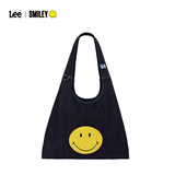 Lee×Smiley联名笑脸帆布袋托特包斜跨手提单肩通勤生日送女友送老婆