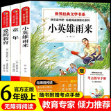 童年六年级上册 快乐读书吧六年级上册小英雄雨来 爱的教育赠考点指导手册（全3册）小学生课外读物适用人民教育出版社人教版语文教材配套书 世界经典儿童文学正版图书推荐7-14岁阅读