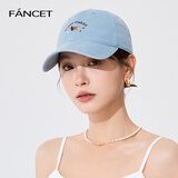 凡饰（FANCET）棒球帽女韩版腊肠狗刺绣帽子复古时尚水洗男款鸭舌帽情侣帽